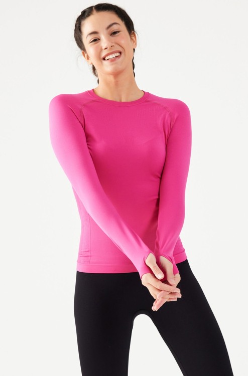Лонгслив Finger Snap, Bright pink