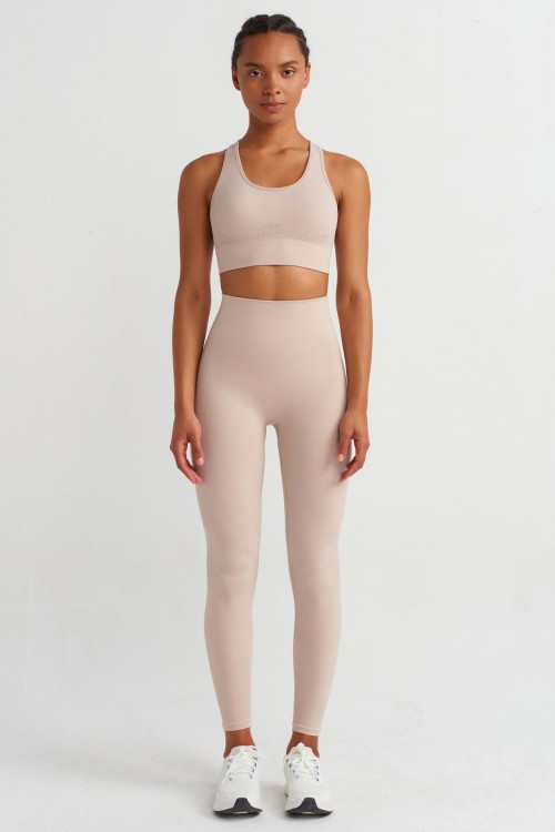 Леггинсы Push Up Jacquard, Soft pink