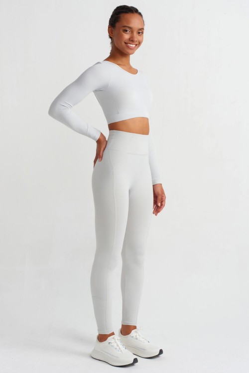 Леггинсы Push Up с высокой талией, White
