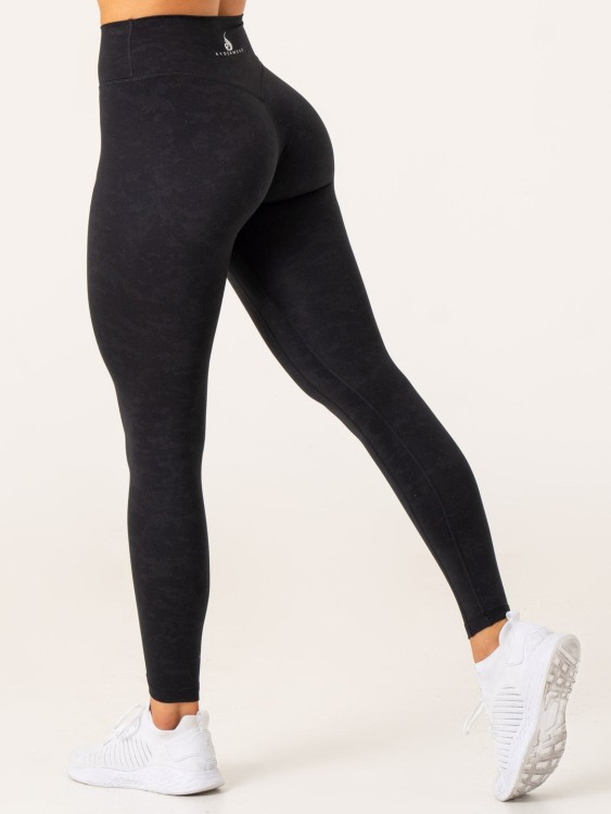 Леггинсы NKD STONEWASH High Waisted Black