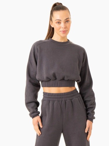 Кроп-толстовка Sideline Sweater Charcoal